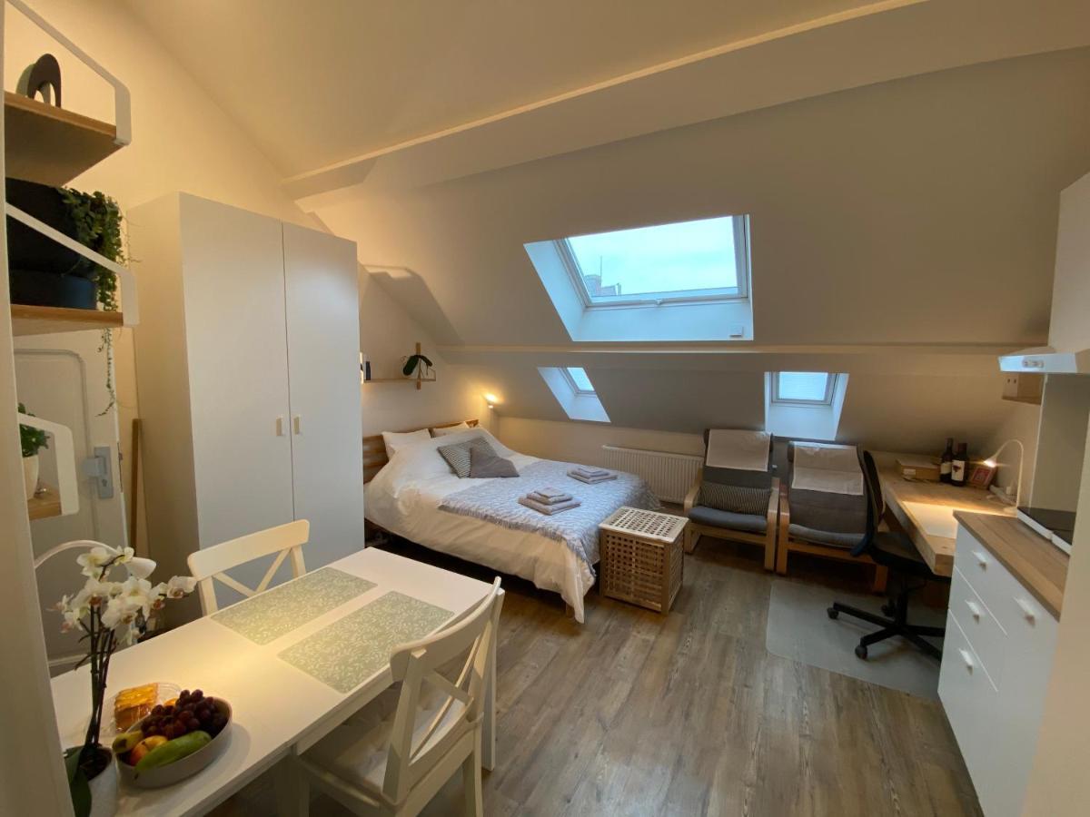 Logies-M Comfort Studios Inc Bikes B&B Остенде Экстерьер фото